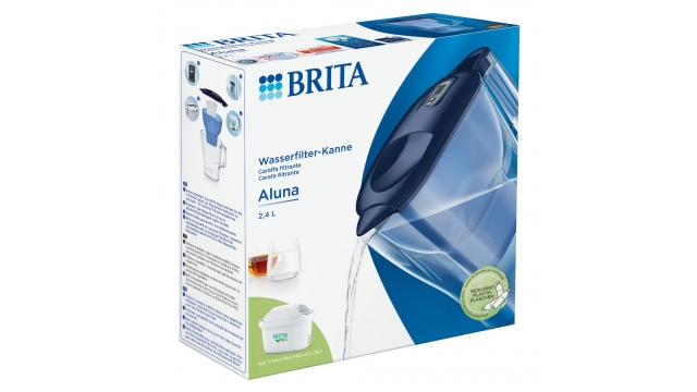 Brita Aluna Waterfilterkan 2.4L Blauw