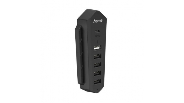 Hama 6in1 USB-hub voor PlayStation 5 Zwart