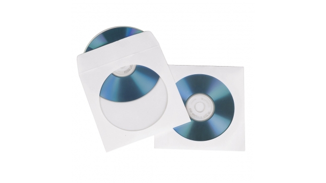 Hama CD/DVD Sleeves Papier Wit 50-pack