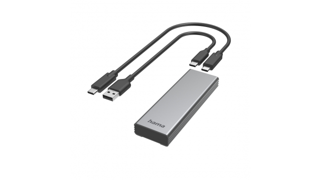 Hama USB-behuizing Voor Harde Schijf Voor M.2 SATA En NVMe SSD-harde Schijven