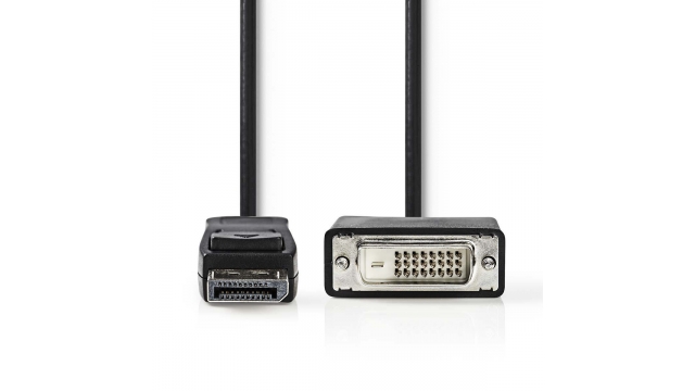 Nedis CCGP37200BK20 Displayport - Dvi-kabel Displayport Male - Dvi-d 24+1-pins Male 2,0 M Zwart