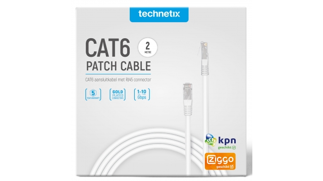 Technetix Patchkabel Cat6 2m
