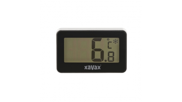 Xavax Digitale Thermometer Voor Koelkast Vrieskast En Vrieskist Zwart