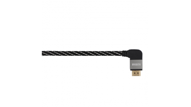 Avinity High-speed HDMI™-kabel St. - St. 90° Stof Verguld Ethernet 1,5 M