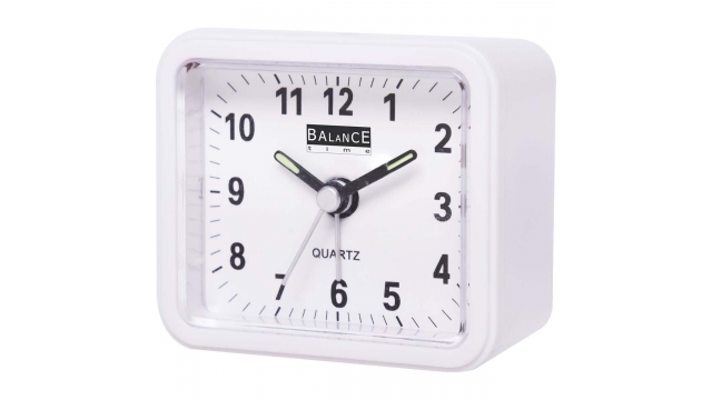 Balance 132941 Alarm Clock Analogue White