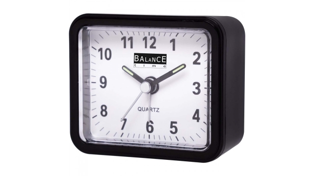 Balance 132879 Alarm Clock Analogue Black
