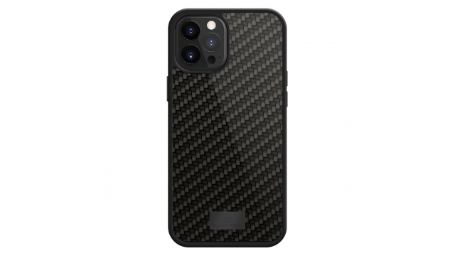 Black Rock Protective Real Carbon Cover for Apple iPhone 12 Pro Max Black