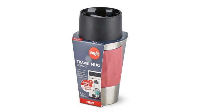 Emsa N2160400 Travel Mug Compact 0.3L Coral