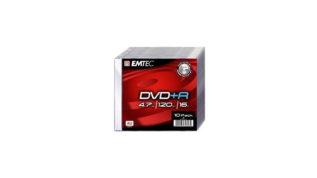 Emtec EKOVPR471016SLl DVD + R 16x 4,7GB 10stuks