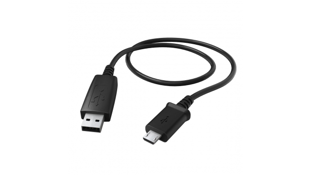 Hama Oplaad-/gegevenskabel Micro-USB 0,6 M Zwart
