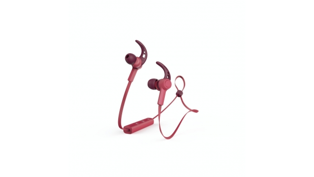 Hama Bluetooth®-koptelefoon Connect In-ear Micro Ear-hook Rood