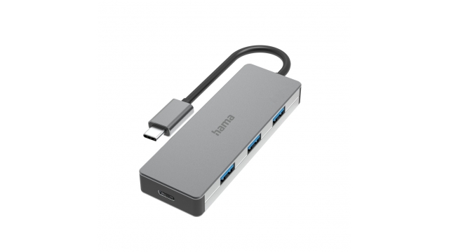 Hama USB-C-hub 4-poorts USB 3.2 Gen2 10 Gbit/s Alu