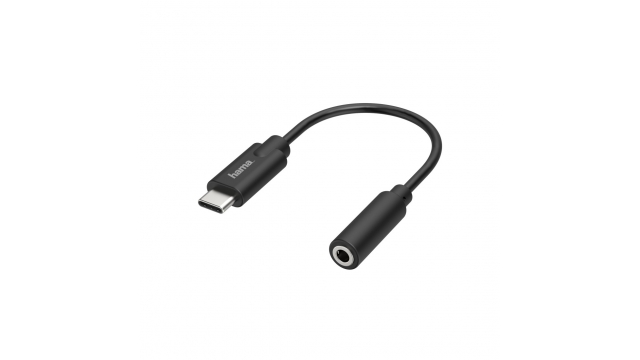 Hama Audio-adapter USB-C-stekker - 3,5-mm-jack-aansluiting Stereo