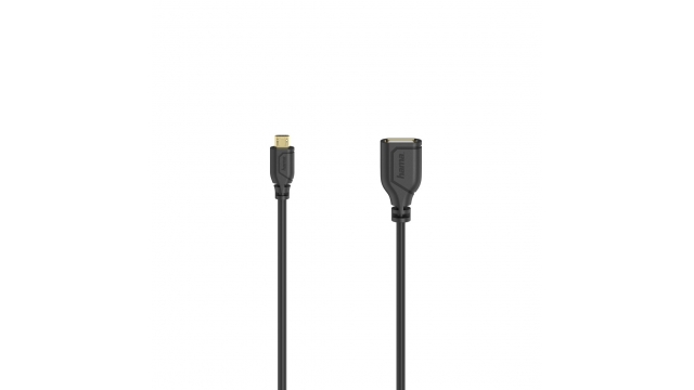 Hama Micro-USB-OTG-kabel Flexi-Slim USB 2.0 480 Mbit/s 0,15 M