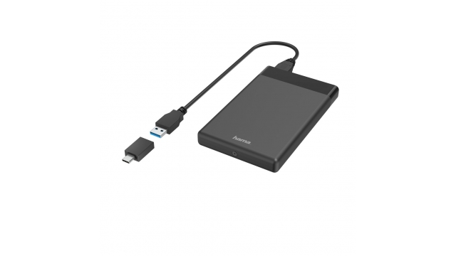 Hama USB-behuizing Voor Harde Schijf Voor 2,5 SSD- En HDD-harde Schijven
