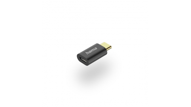 Hama USB-C-adapter Micro-USB-aansl. - USB-C-stekker Zonder Kabel 480 Mbit/s