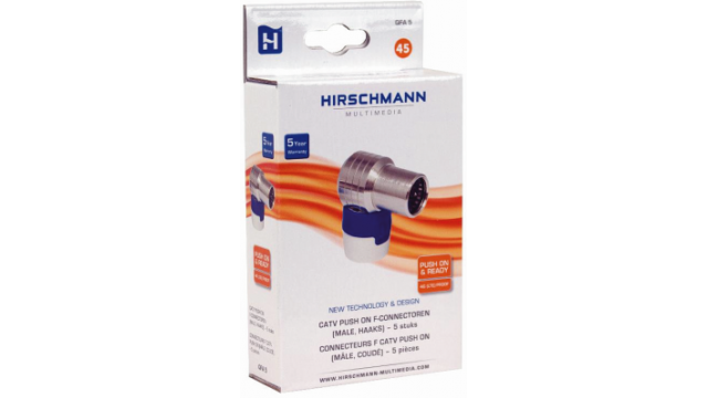 Hirschmann QFA Shop CATV Push On F-connector