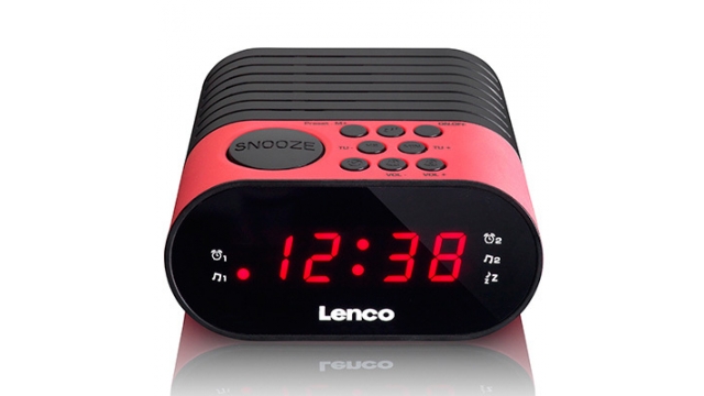 Lenco CR-07 Wekkerradio Roze