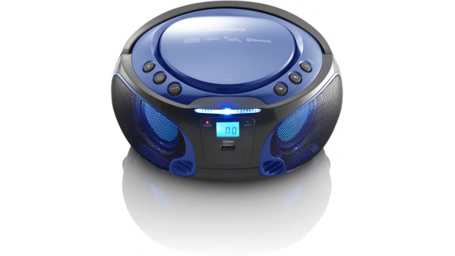 Lenco SCD-550 Draagbare Radio-CD Speler Blauw