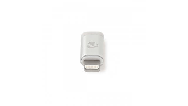 Nedis CCTB39901AL Apple Lightning-adapter Apple Lightning 8-pins Male - Usb Micro-b Female
