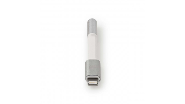 Nedis CCTB39950AL015 Apple Lightning-adapter Apple Lightning 8-pins Male - 3,5 Mm Female 0,08 M Aluminium