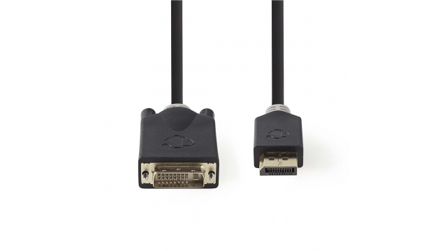 Nedis CCBW34800AT20 Hdmi - Dvi-kabel Hdmi™-connector - Dvi-d 24+1-pins Male 2,0 M Antraciet