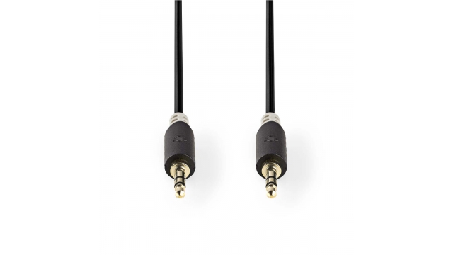 Nedis CABW22000AT05 Stereo Audiokabel 3,5 Mm Male - 3,5 Mm Male 0,5 M Antraciet