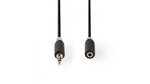 Nedis CABW22050AT30 Stereo Audiokabel 3,5 Mm Male - 3,5 Mm Female 3,0 M Antraciet