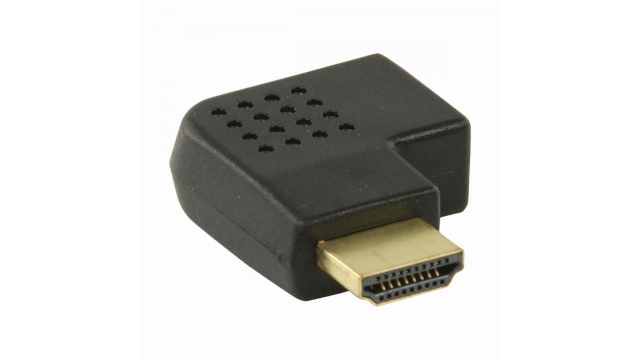 Nedis CVGP34904BK Hdmi™-adapter Hdmi™-connector - Hdmi™ Female Rechts Gehoekt Zwart