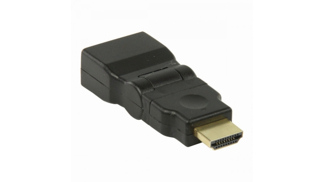 Nedis CVGP34905BK Hdmi™-adapter Hdmi™-connector - Hdmi™ Female Draaibaar Zwart