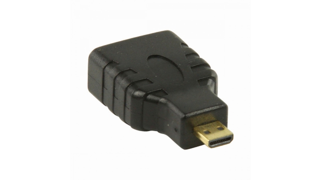 Nedis CVGP34907BK Hdmi™-adapter Hdmi™-microconnector - Hdmi™ Female Zwart