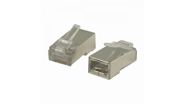 Nedis CCGP89302ME Netwerkconnector Rj45 Male - Voor Solid Cat5 U/ftp-kabels 10 Stuks Metaal