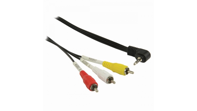 Nedis CVGB22400BK10 3,5 Mm Av-kabel 3,5 Mm Av Male - 3x Rca Male 1,0 M Zwart