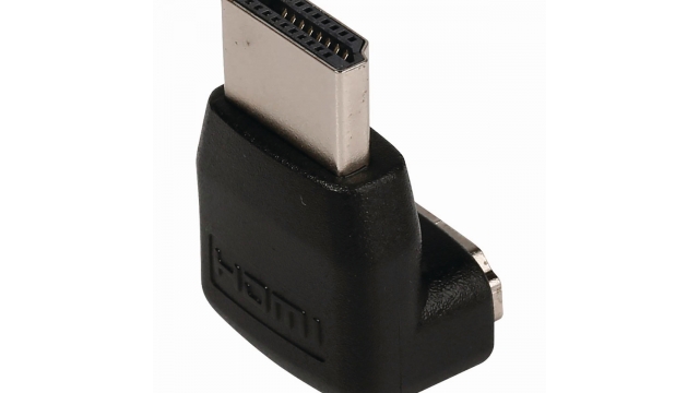 Nedis CVGB34901BK Hdmi™-connector 90° Haaks Hdmi™-connector - Hdmi™ Female Zwart
