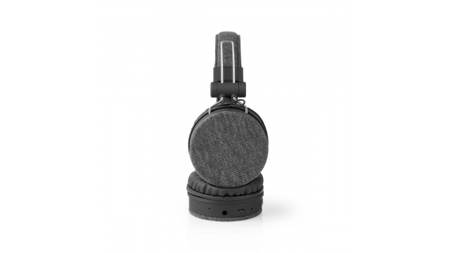 Nedis FSHP250AT Bluetooth®-koptelefoon Met Geweven Stof Bekleed On-ear |18 Uur Afspeeltijd Antraciet / Zwart