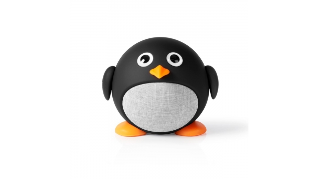 Nedis SPBT4100BK Animaticks Bluetooth Speaker 3 Uur Speeltijd Handsfree Bellen Pippy Pinguin