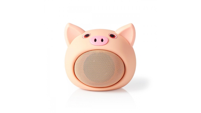 Nedis SPBT4110NC Animaticks Bluetooth Speaker 3 Uur Speeltijd Handsfree Bellen Pinky Pig