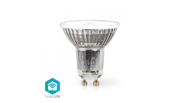 Nedis WIFILRC10GU10 Smartlife Multicolour Lamp Wi-fi Gu10 345 Lm 4.9 W Rgb / Warm To Cool White Android™ / Ios Par16