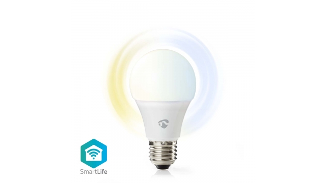 Nedis WIFILRW10E27 Smartlife Led Bulb Wi-fi E27 806 Lm 9 W Warm To Cool White Energieklasse: F Android™ / Ios Peer