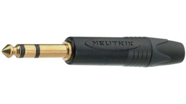 Neutrik NTR-NP3X-B Jack Plug 6.35 Mm 3p