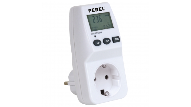 Perel E305EM5-G Energieverbruiksmeter 230v/16a Wit