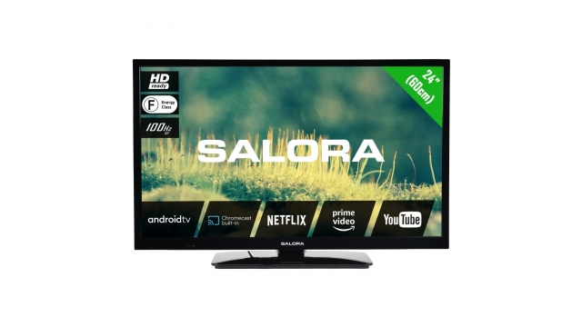Salora 24HA220 HD Ready LED Android TV 60 cm Zwart
