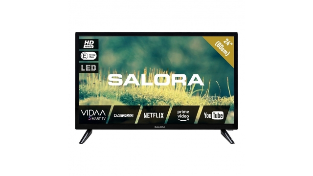 Salora 24EDV200 VIDAA Smart HD Ready LED TV 60 cm Zwart