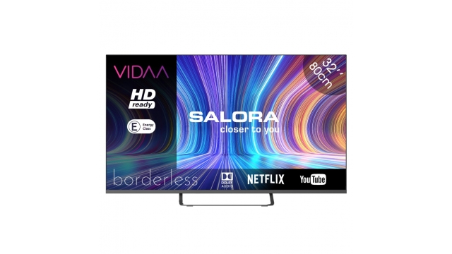 Salora 32HV210 VIDAA Smart HD TV 81 cm Zwart