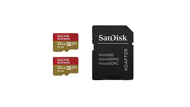Sandisk MicroSDHC Extreme 32GB 100mb / 60mb,V30,A1 2p AC