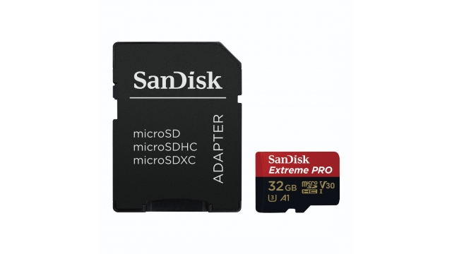 Sandisk MicroSDHC Extreme Pro 32GB 100mb / 90mb,U3,V30,A1