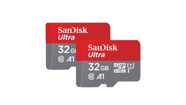 Sandisk MicroSDHC Ultra Android 32GB 120MB/s Class 10 A1 - 2pak