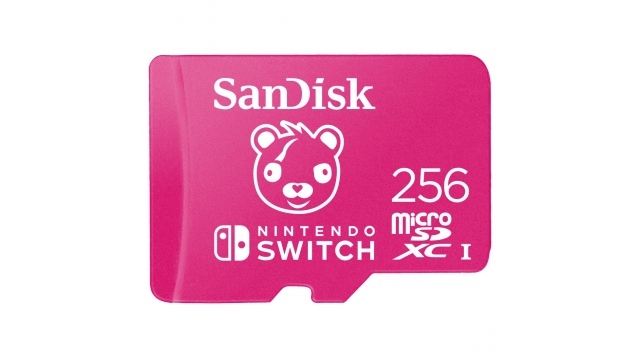 Sandisk MicroSDXC Extreme Gaming 256GB Nintendo Licensed Fortnite Cuddle Team