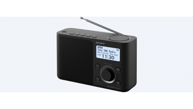 Sony XDR-S61D DAB draagbare radio Zwart