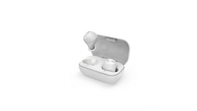 Thomson WEAR7701W Bluetooth®-koptelefoon In-ear True Wireless Microfoon Wit